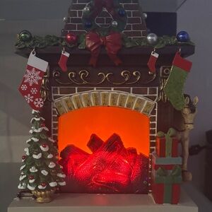 Scentsy Festive Fireplace with LED Glow